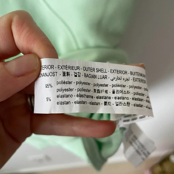 Zara  Corset Style Mini Dress Mint Green Blogger Fav Size Medium - Picture 10 of 10